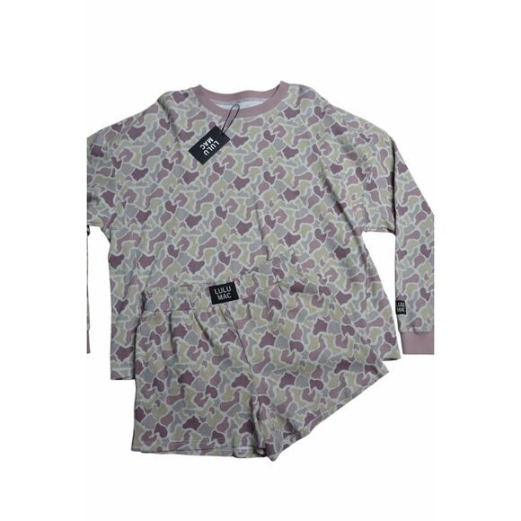 Lulu Mac Camo Waffle Shirt NWT - Picture 3 of 3